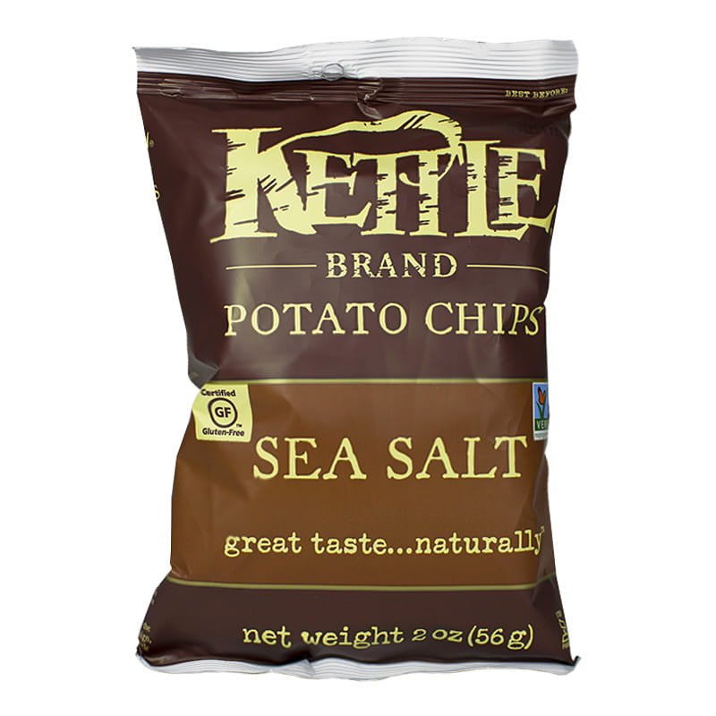 Kettle Brand Potato Chips Sea Salt - 2 oz. wellness vending machine