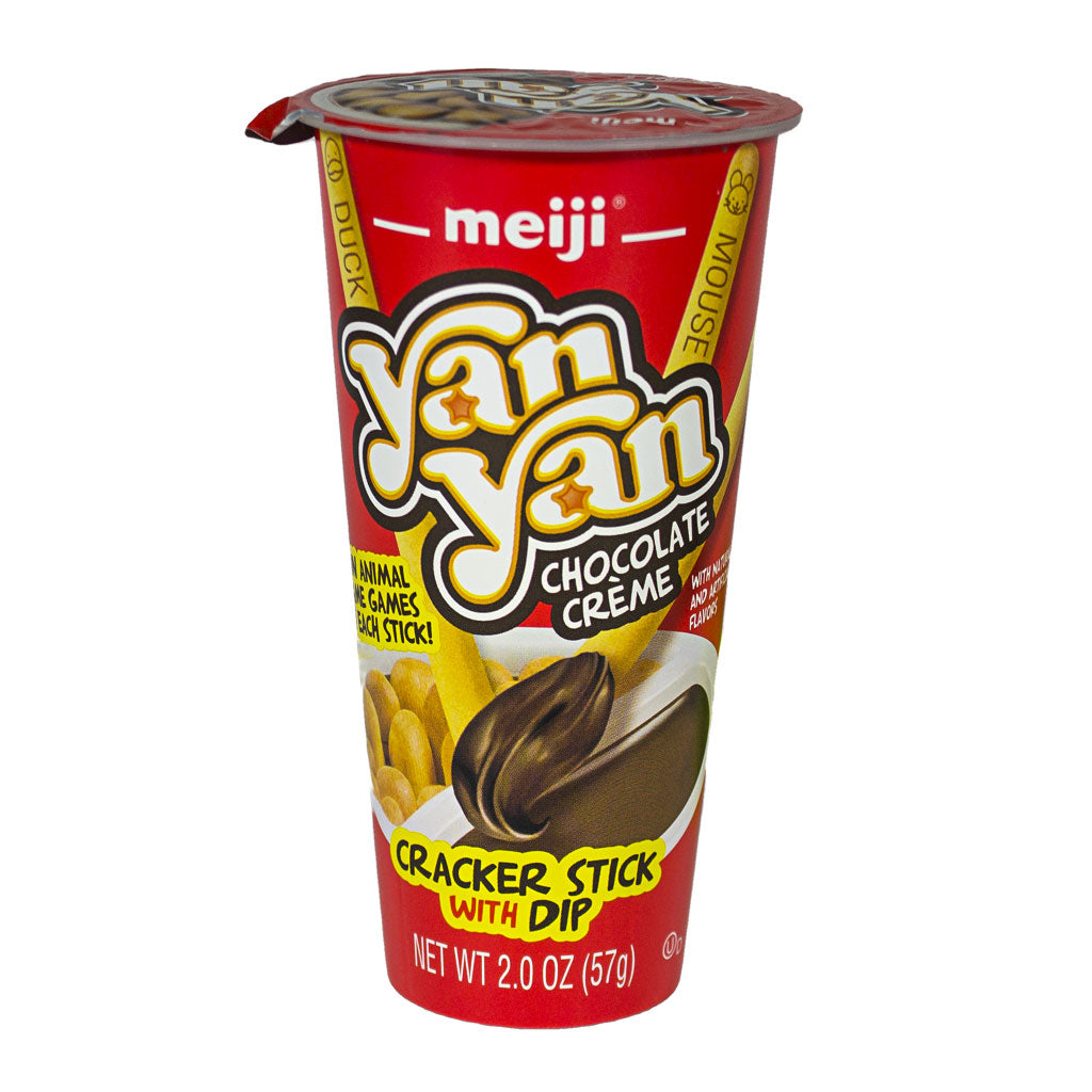 Meiji Yan Yan Chocolate Creme Cracker Stick with Dip – 2 oz. wellness vending machine