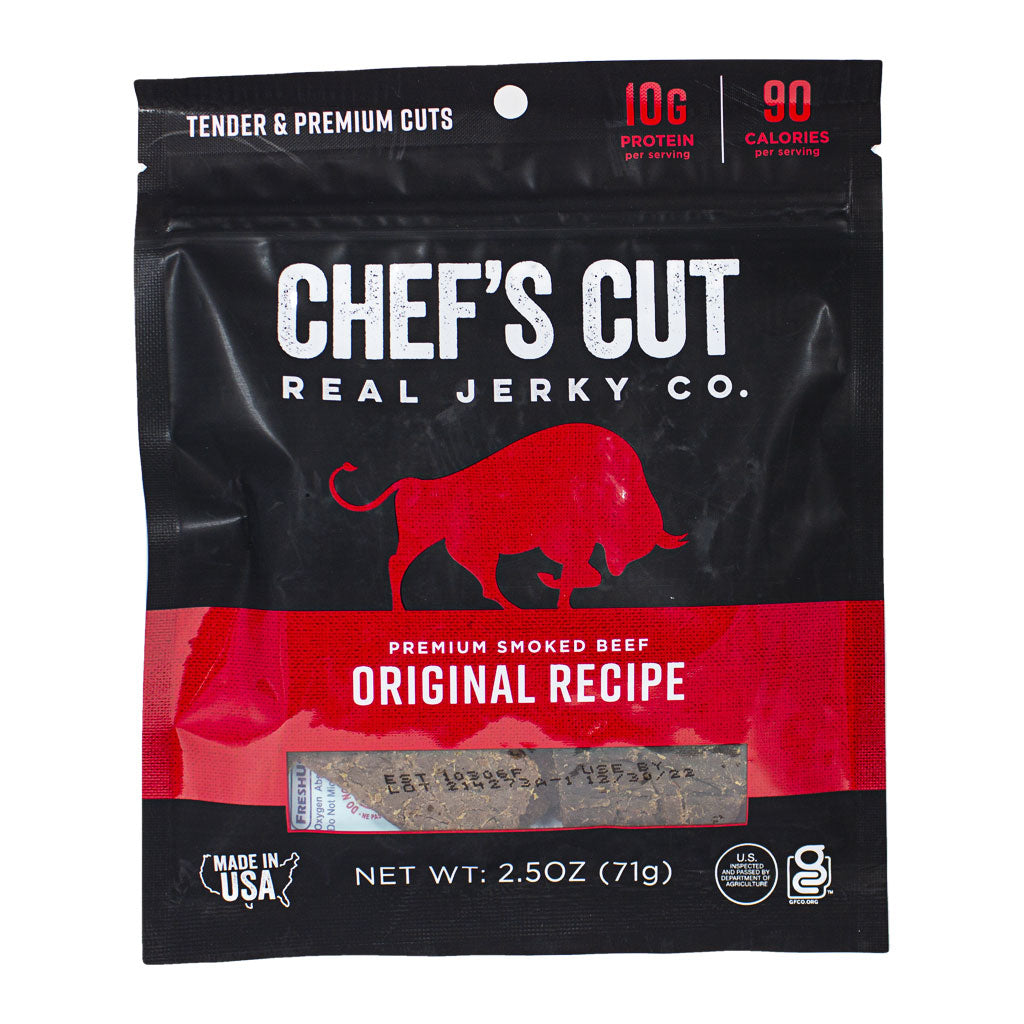 Chef's Cut Real Jerky Co. Smoked Beef Original Recipe - 2.5 oz. wellness vending machine