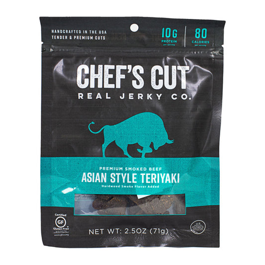 Chef's Cut Real Jerky Co. Smoked Beef Asian Style Teriyaki - 2.5 oz. wellness vending machine