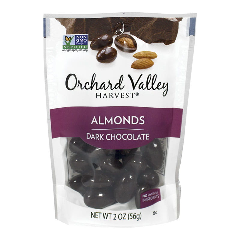 Orchard Valley Dark Chocolate Almonds - 2 oz. wellness vending machine