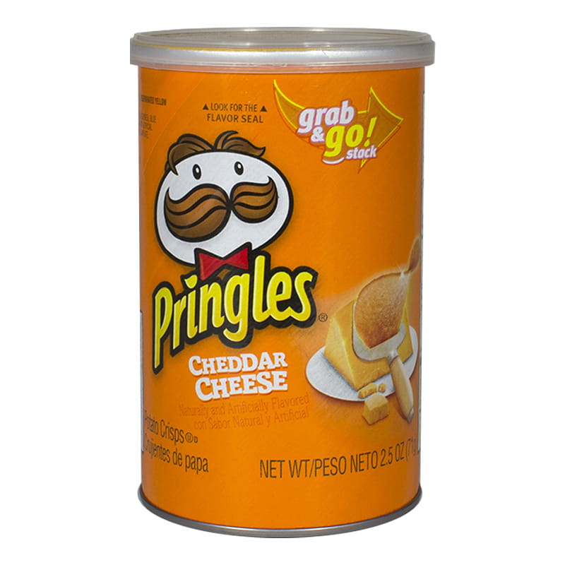 Pringles Cheddar Cheese Potato Chips - 2.5 oz. wellness vending machine