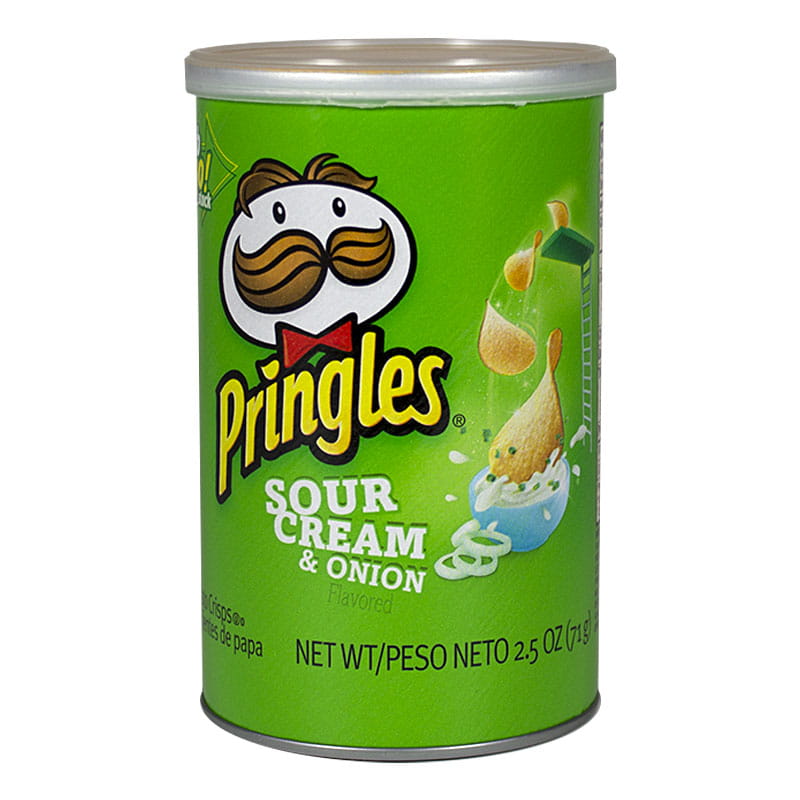Pringles Sour Cream & Onion Potato Chips- 2.5 oz. wellness vending machine