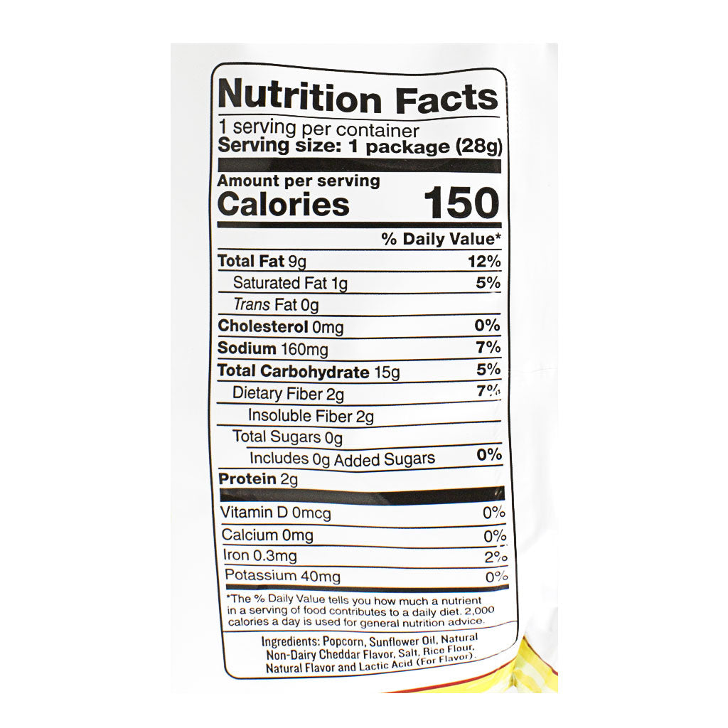 Skinny Pop White Cheddar Popcorn - 1 oz. wellness vending machine university campuses