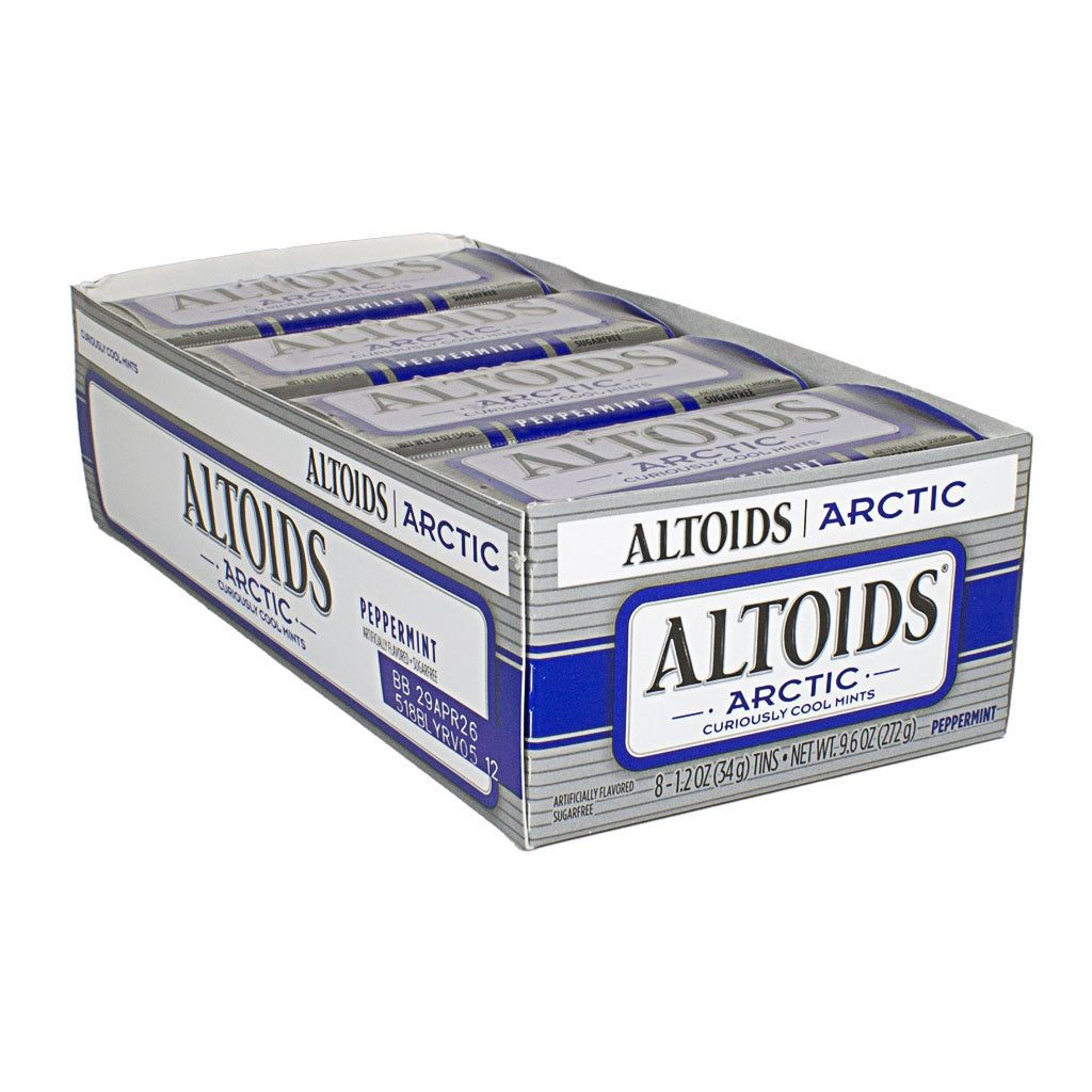 Altoids Arctic Peppermint Curiously Cools Sugar Free Mints - 1.2 oz. wellness vending machine university campuses