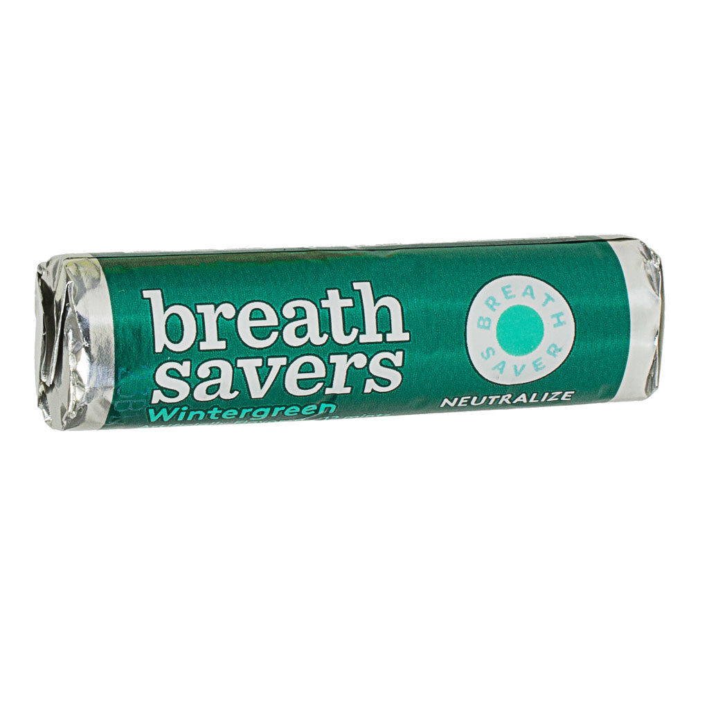 Breath Savers Wintergreen Sugar-Free Mints -Roll of 12 wellness vending machine