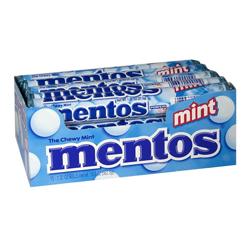 Mentos Chewy Mints - 1.32 oz. Roll wellness vending machine university campuses