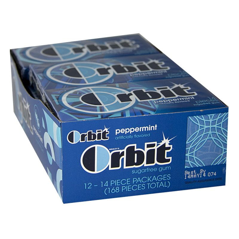 Orbit Peppermint Gum - 14 pieces wellness vending machine university campuses