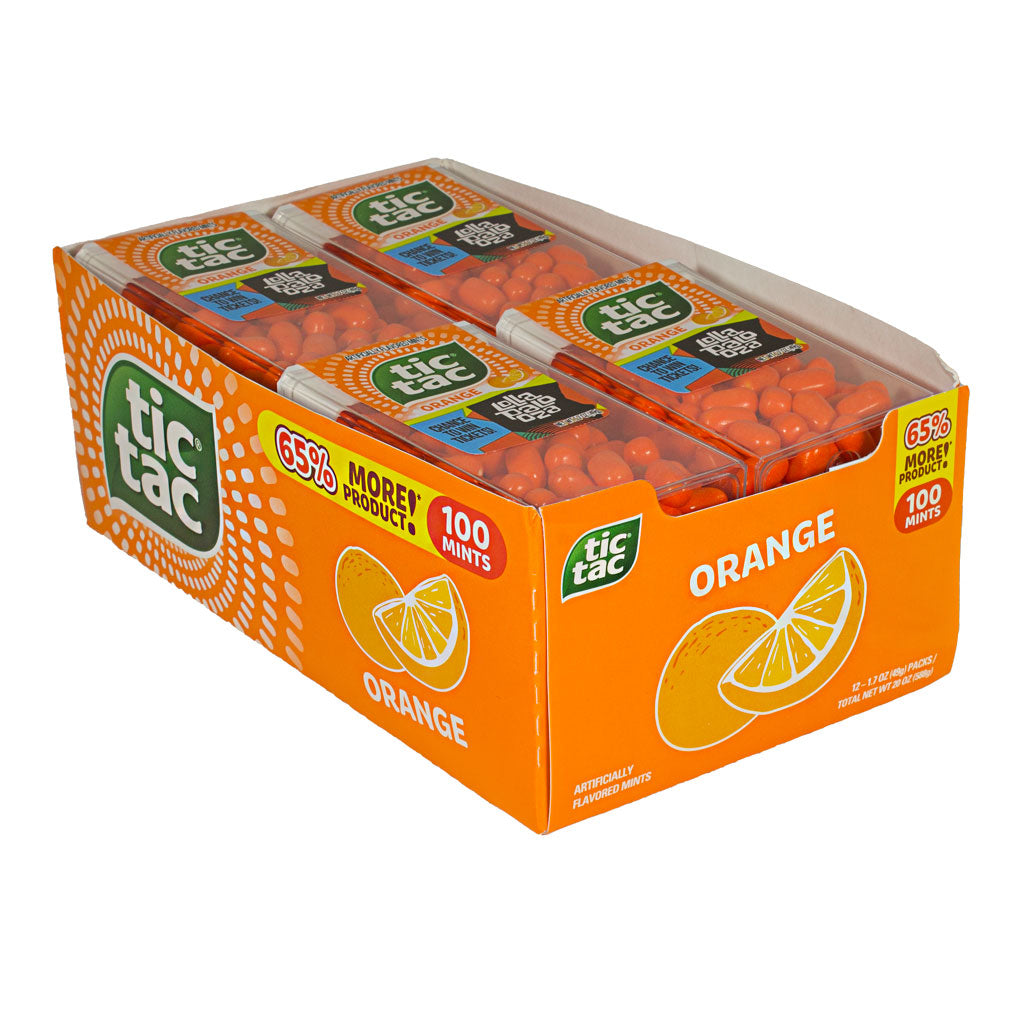 Tic Tac Orange Breath Mints - 1.7 oz. wellness vending machine university campuses