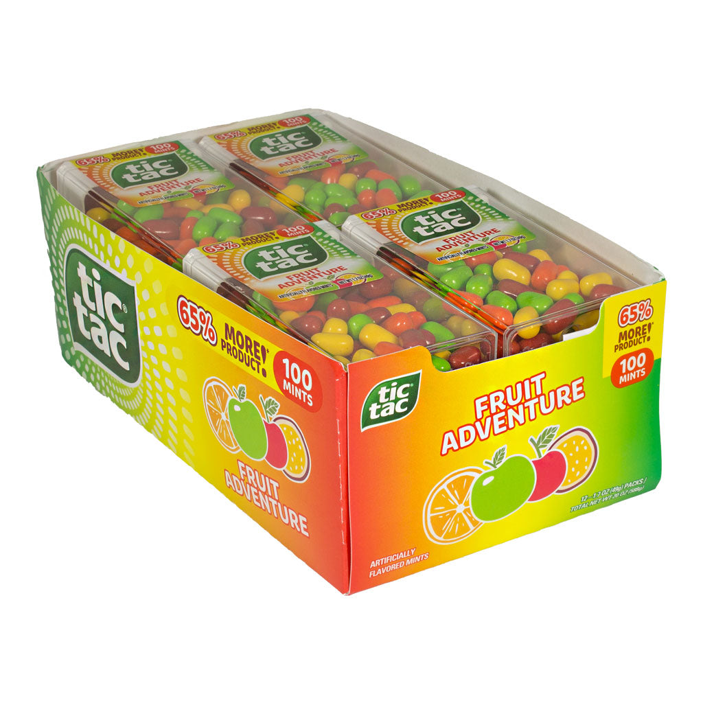 Tic Tac Fruity Adventure Breath Mints - 1.7 oz. wellness vending machine university campuses