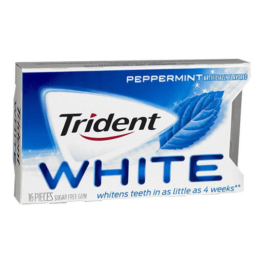 Trident White Peppermint Gum - 16 Pieces wellness vending machine