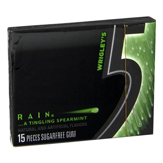 Wrigley's Rain 5 Gum - 15 Sticks wellness vending machine