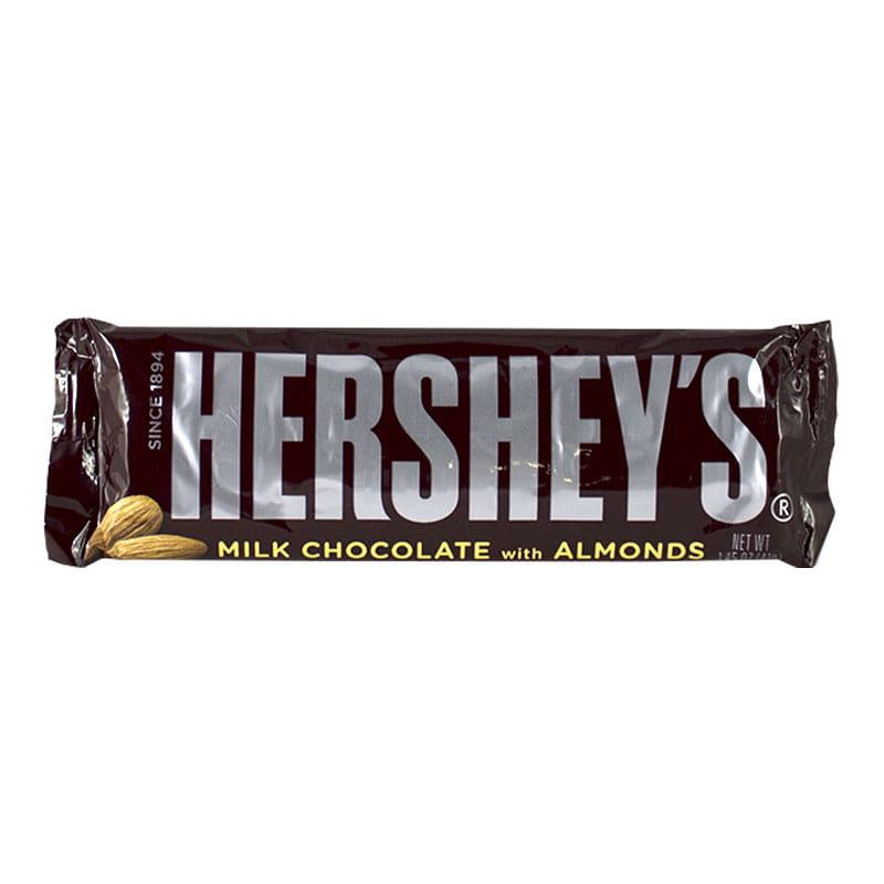 Hersheys Milk Chocolate Bar With Almonds - 1.45 oz. wellness vending machine
