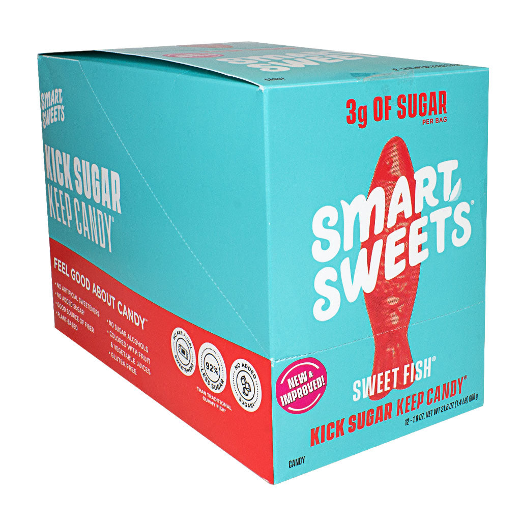 Smartsweets Sweet Fish Gummy Candy - 1.8 oz. wellness vending machine university campuses
