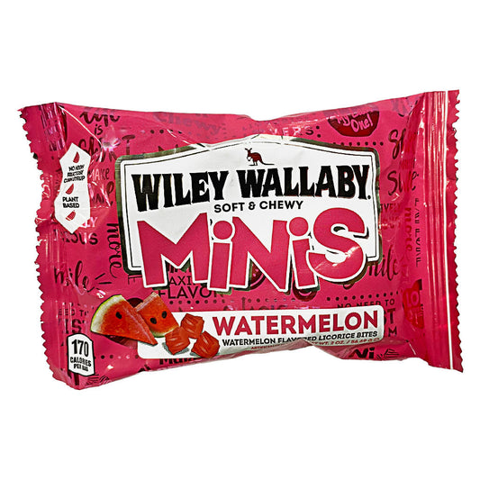 Wiley Wallaby Watermelon Minis Licorice Bites - 2 oz. wellness vending machine