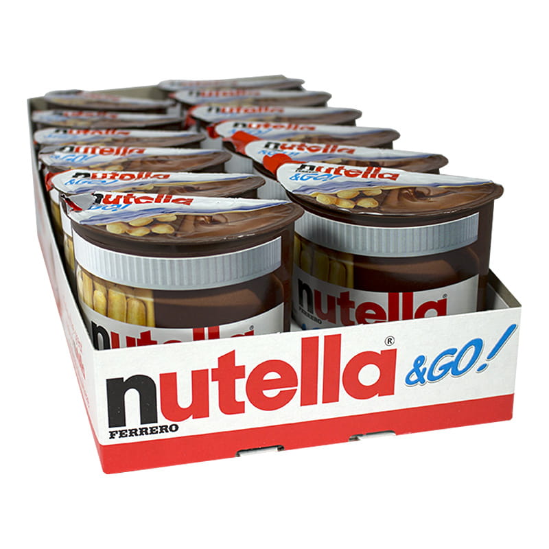 Nutella & Go Hazelnut Spread Plus Breadsticks - 1.8 oz. wellness vending machine university campuses