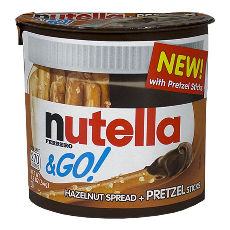 Nutella & Go Hazelnut Spread Plus Pretzels - 1.8 oz. wellness vending machine