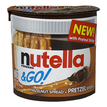 Nutella & Go Hazelnut Spread Plus Pretzels - 1.8 oz. wellness vending machine