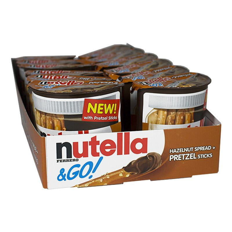 Nutella & Go Hazelnut Spread Plus Pretzels - 1.8 oz. wellness vending machine university campuses