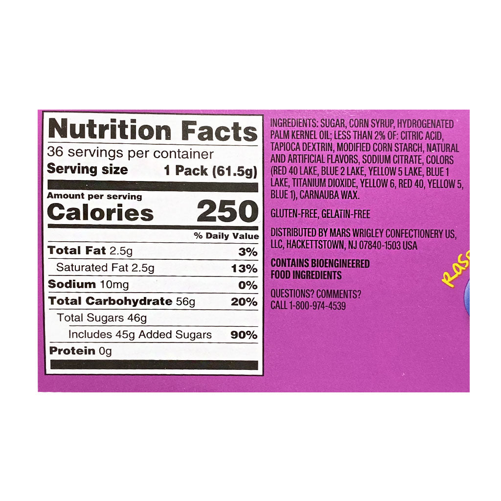 Skittles Bite Size Wild Berry Fruit Candies - 2.17 oz. wellness vending machine university campuses