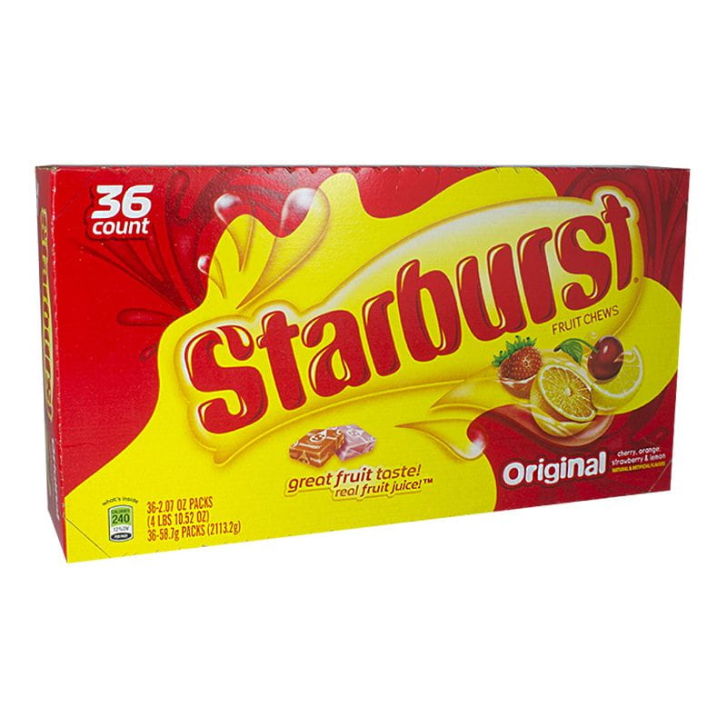 Starburst Original Fruit Chews - 2.07 oz. wellness vending machine university campuses