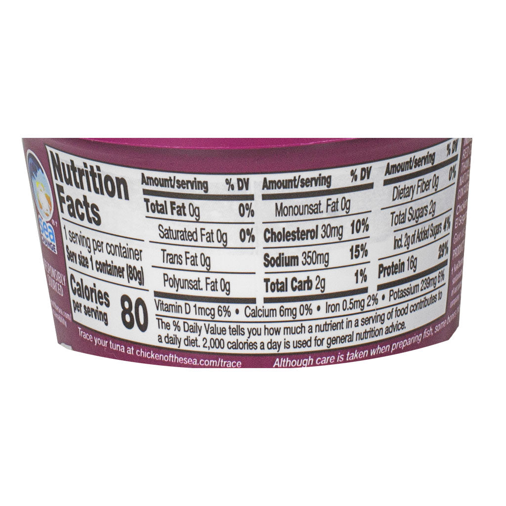Chicken of the Sea Infusions Thai Chili Tuna w/Fork - 2.8 oz. wellness vending machine university campuses
