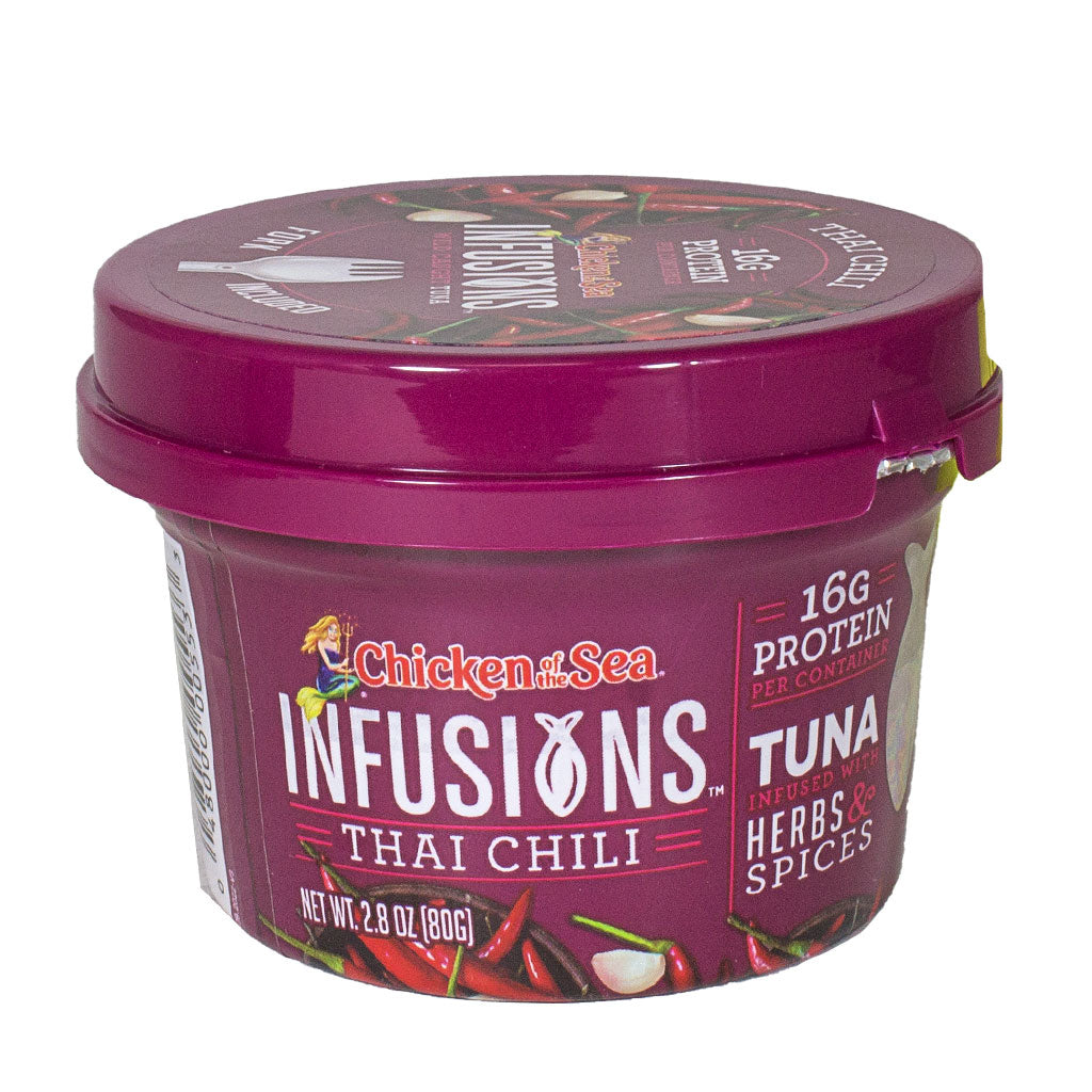 Chicken of the Sea Infusions Thai Chili Tuna w/Fork - 2.8 oz. wellness vending machine