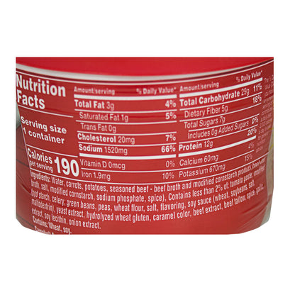 Campbell's Chunky Beef Soup Bowl - 15.25 oz. wellness vending machine university campuses