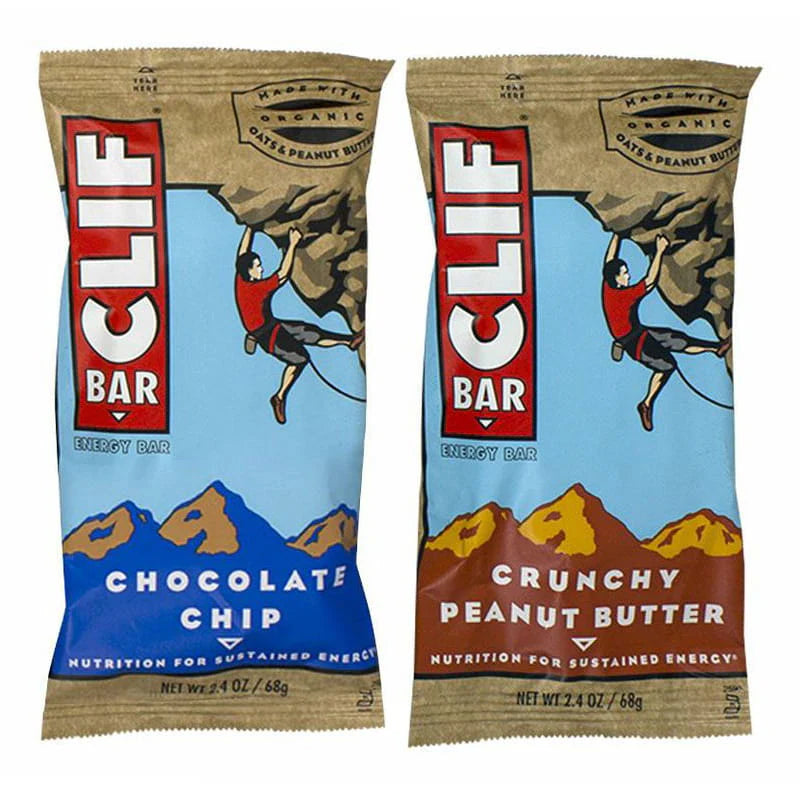 CLIF Bar chocolate chip & peanut butter variety – 20 energy bars for vending