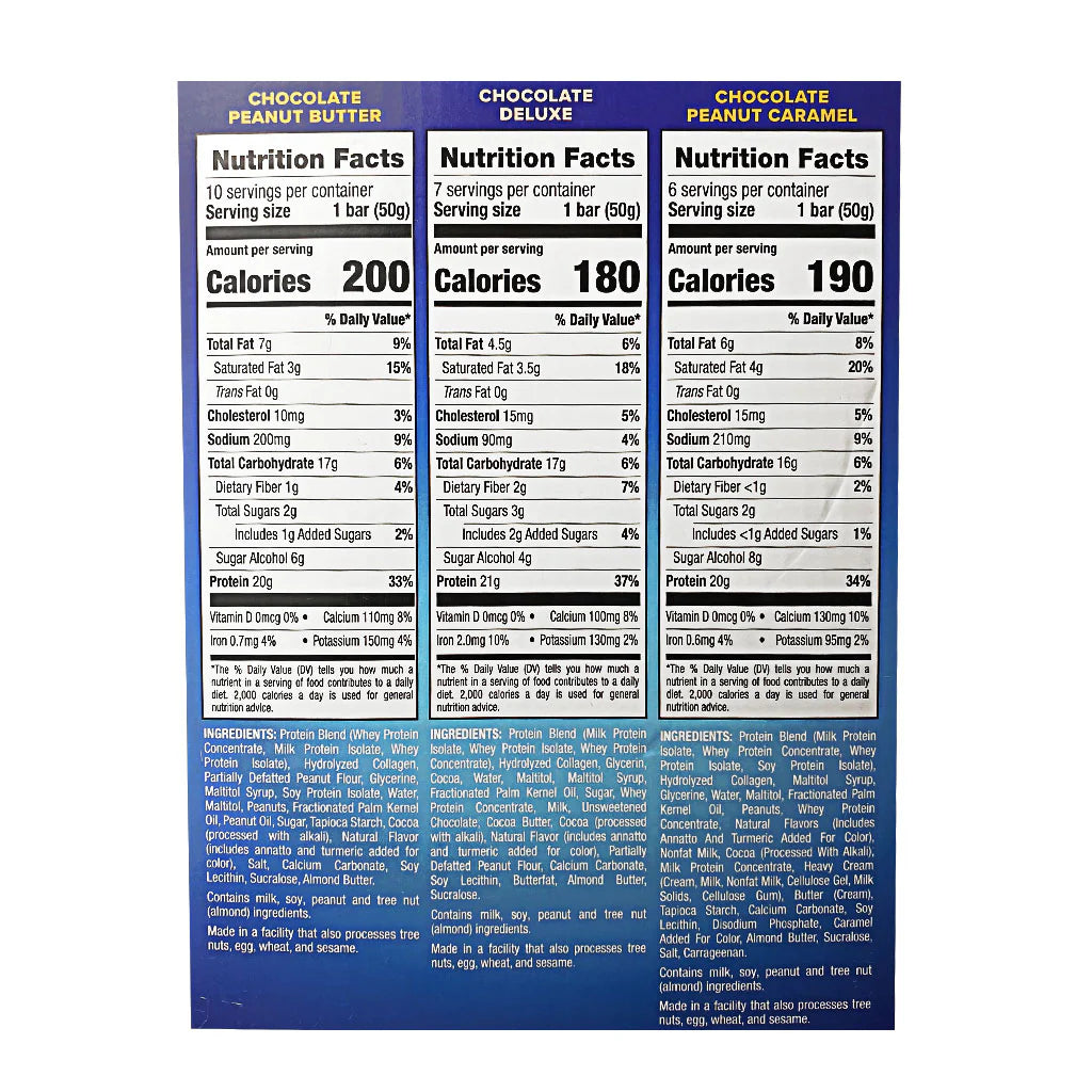 Pure Protein Bars Nutritional Facts for Healthy Vending