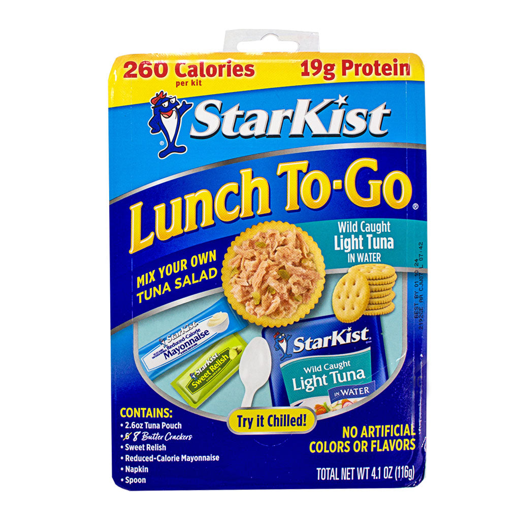 Starkist Lunch To Go Chunk Light Tuna in Water Kit wellness vending machine