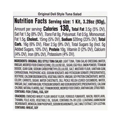 StarKist Tuna Deli Style Salad Kit - 3.6 oz. plus Crackers wellness vending machine university campuses