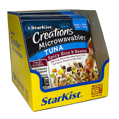StarKist Creations Microwaveables Tuna Spicy Rice & Beans – 4.5 oz. wellness vending machine university campuses