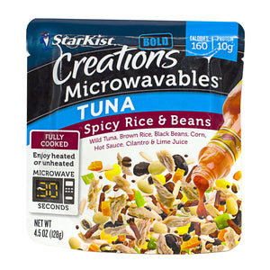 StarKist Creations Microwaveables Tuna Spicy Rice & Beans – 4.5 oz. wellness vending machine