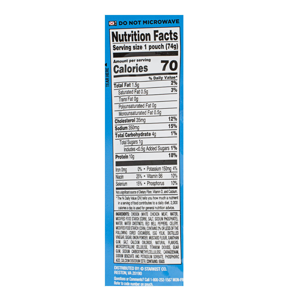 Starkist Chicken Salad Creations Pouch - 2.6 oz. wellness vending machine university campuses