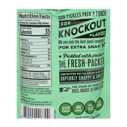 Suckerpunch Gourmet Bread & Butter Pickle Chip Single Serve - 3.4 oz. wellness vending machine university campuses, workplaces