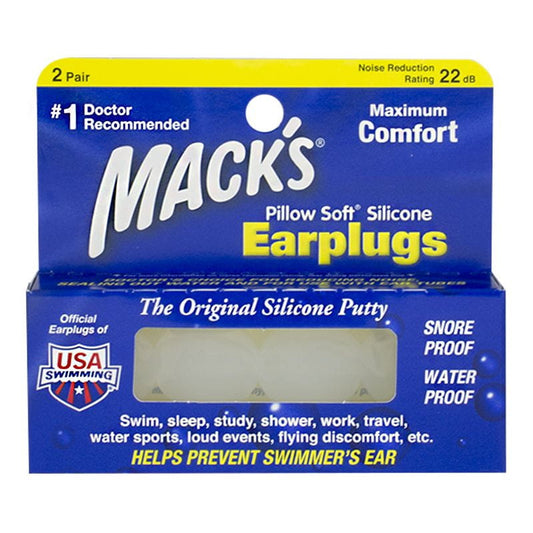 Mack's Pillow Soft Silicone Earplugs - 2 Pairs wellness vending machine