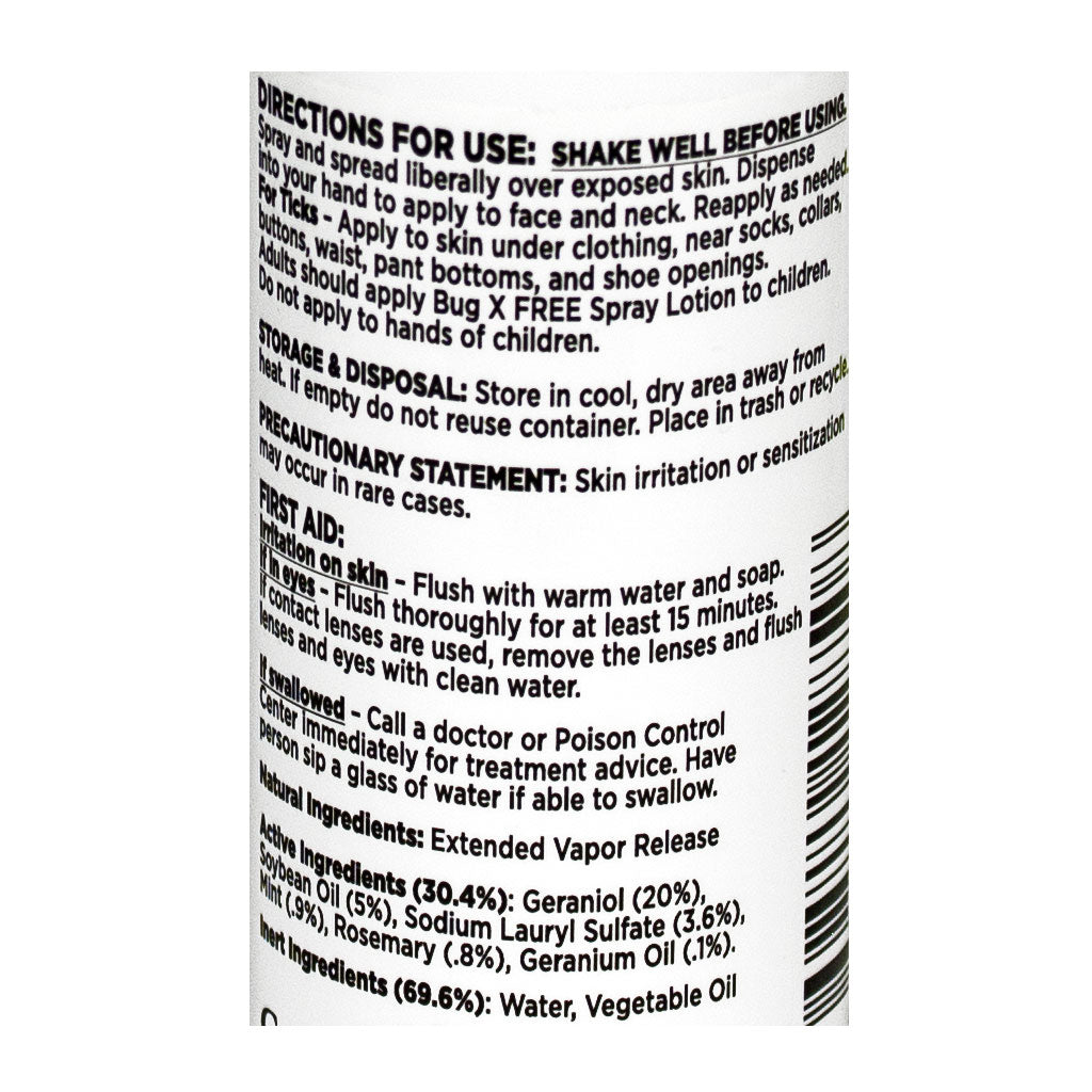 BugX Deet Free Insect Repellent - 2 oz. Pump Spray wellness vending machine university campuses