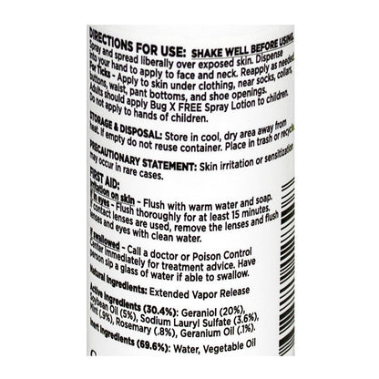 BugX Deet Free Insect Repellent - 2 oz. Pump Spray wellness vending machine university campuses