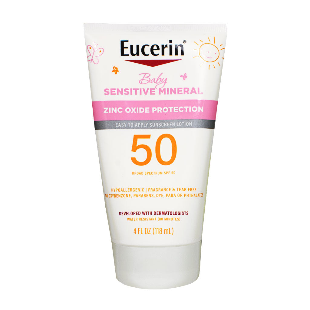 Eucerin Baby Sensitive Mineral Sunscreen Lotion SPF 50 - 4 oz. wellness vending machine