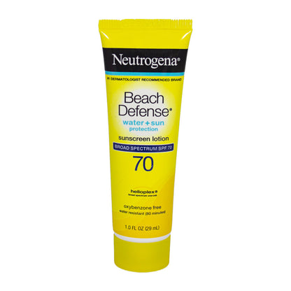 Neutrogena Beach Defense Sunscreen Lotion SPF 70 - 1 oz. wellness vending machine