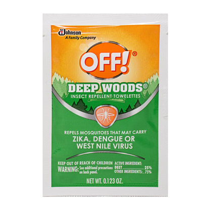 Off Deep Woods Insect Repellent Towelettes - Pack of 1 Foil Packet wellness vending machine