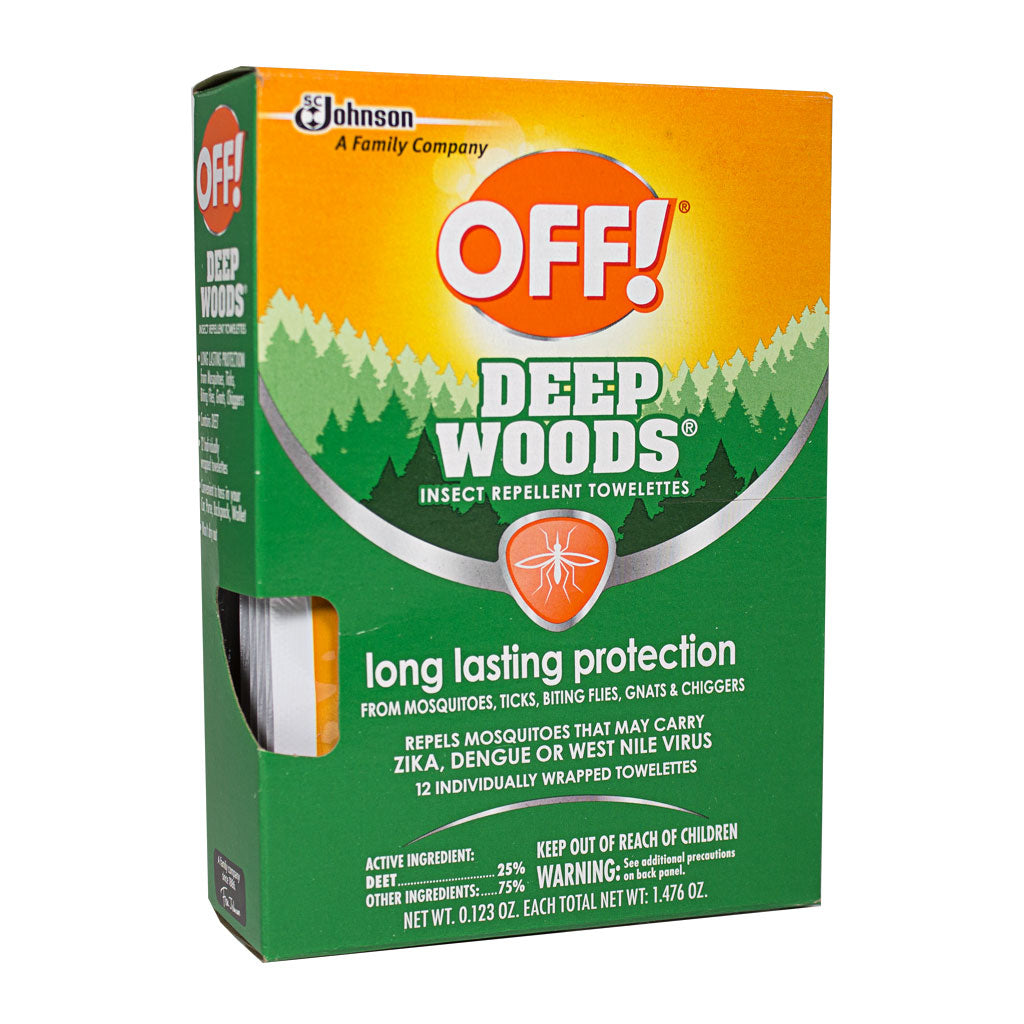 Off Deep Woods Insect Repellent Towelettes - Pack of 1 Foil Packet wellness vending machine university campuses