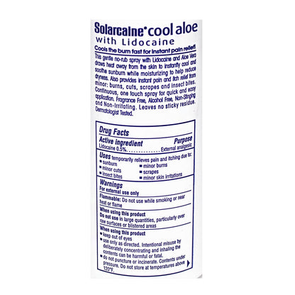 - Solarcaine Burn Relief Spray - 4.5 oz. wellness vending machine university campuses, workplaces