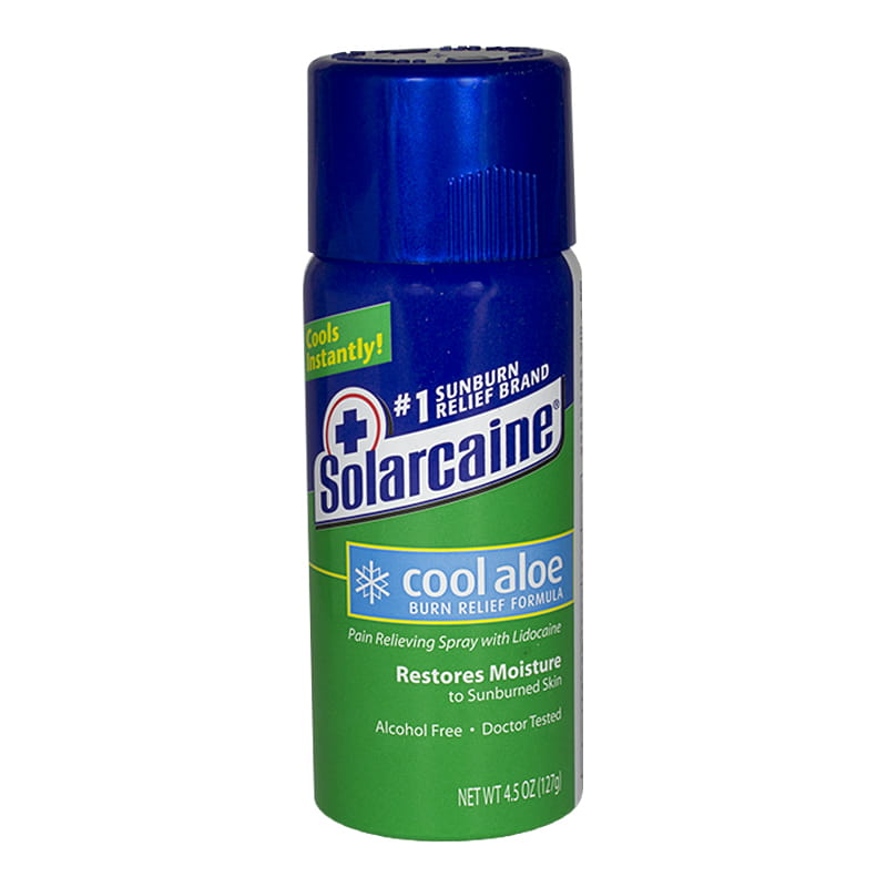 - Solarcaine Burn Relief Spray - 4.5 oz. wellness vending machine