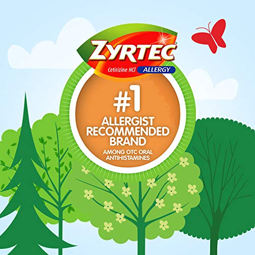 Zyrtec® Allergy Relief – 10mg Cetirizine Tablets (Individual Blister Pack)