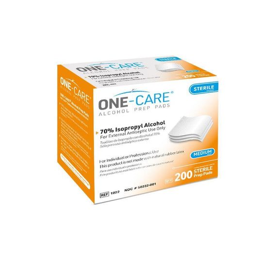 Medivena One-Care® Alcohol Prep Pads – 70% Isopropyl Alcohol, Case of 20 Boxes