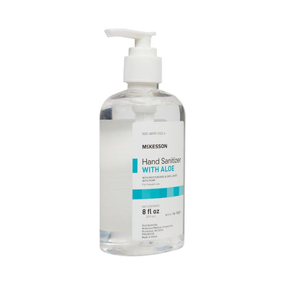 McKesson® Hand Sanitizer with Aloe Pump – 8 oz, Case of 24