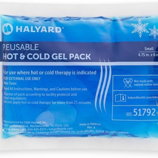 HALYARD Hot or Cold Cryotherapy Reusable Gel Packs – Small