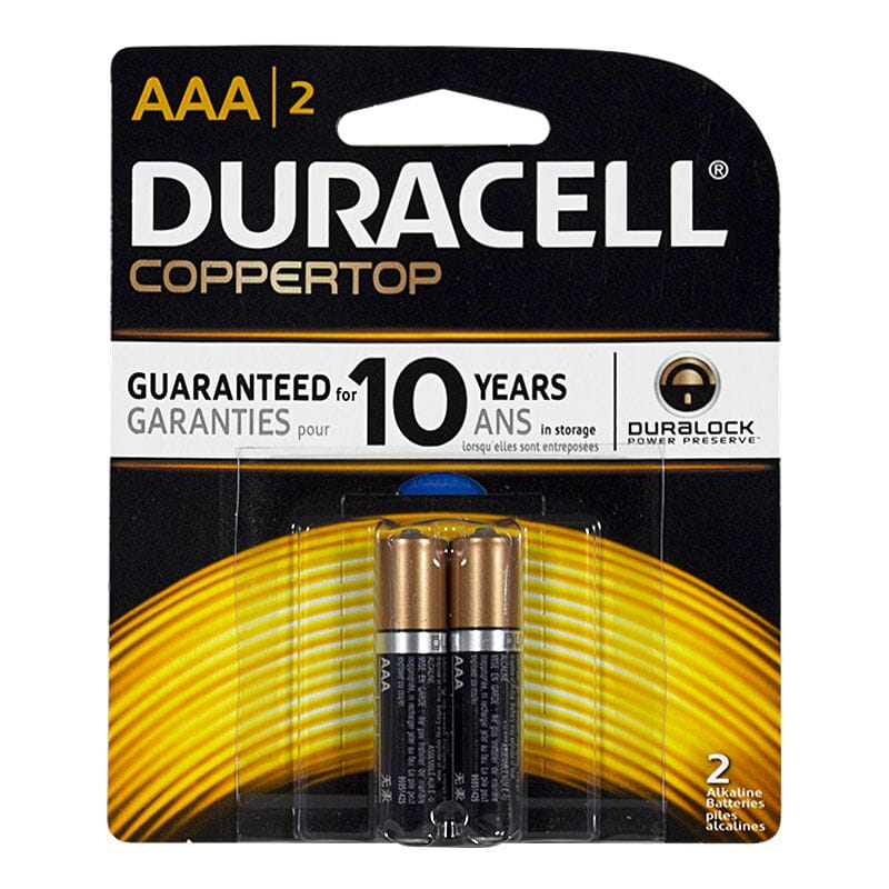 Duracell Coppertop AAA Batteries - Card of 2 wellness vending machine
